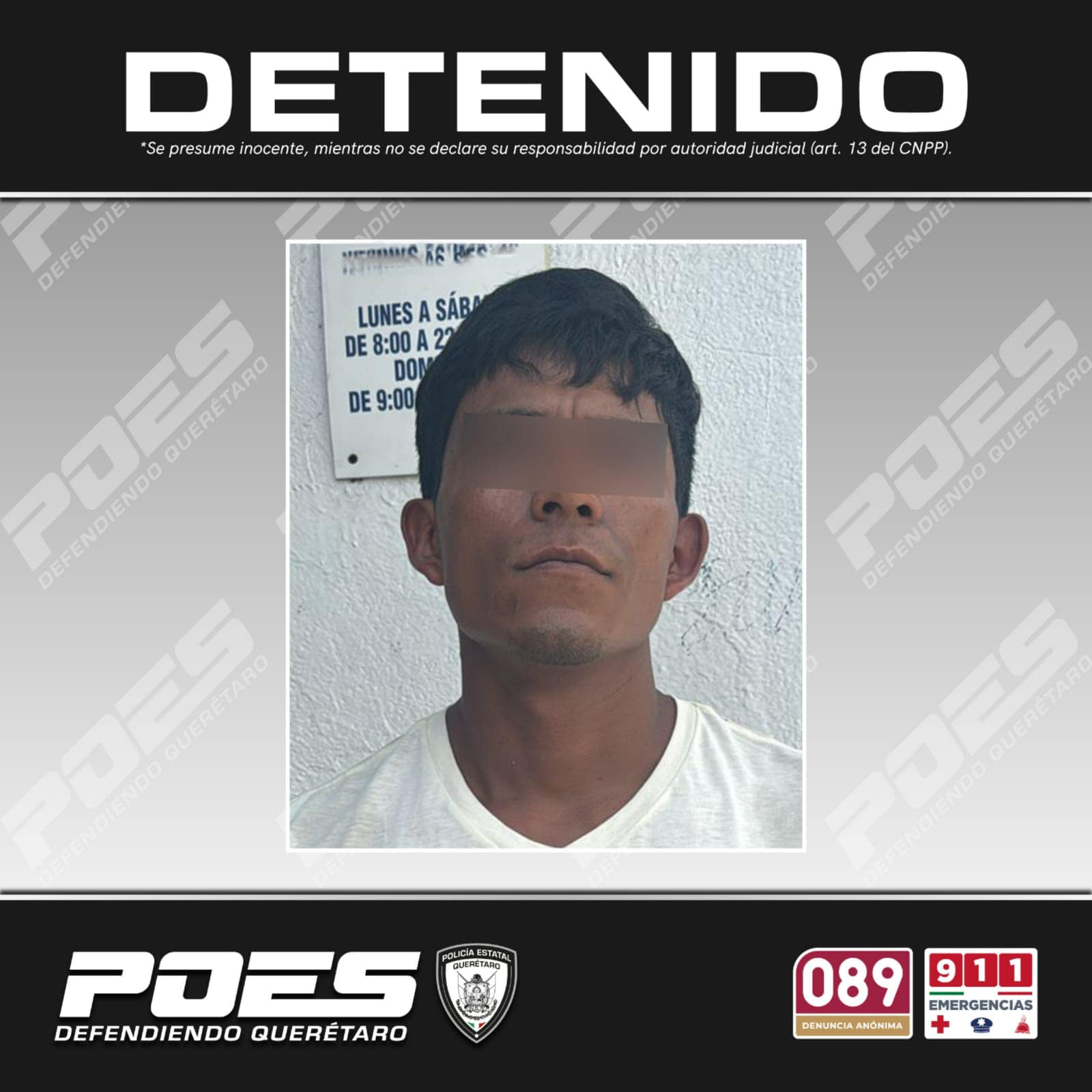 Lee más sobre el artículo En la colonia Cinco Halcones, un hombre que contaba con una orden de aprehensión vigente por robo a casa habitación, fue detectado y entregado a la autoridad encargada de la indagatoria