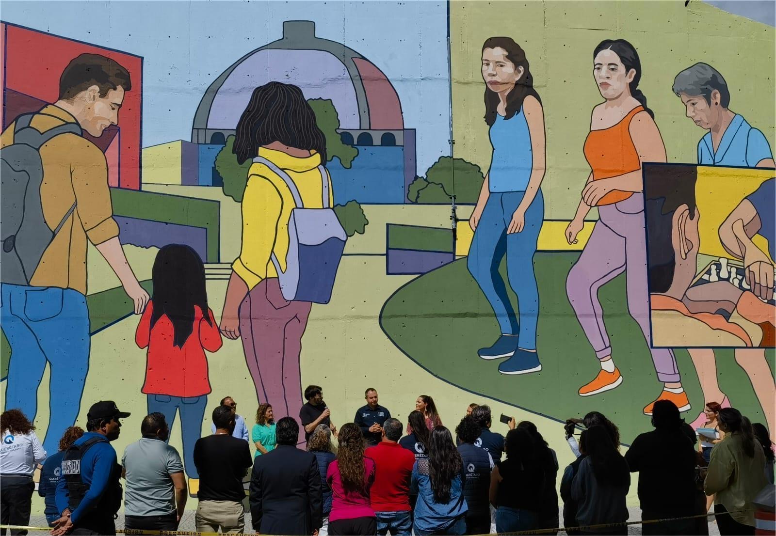 Lee más sobre el artículo Semillero de educación y cultura, el nuevo mural en el Gómez Morín
