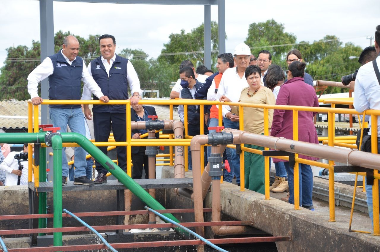 Lee más sobre el artículo Luis Nava pone en marcha la planta tratadora de aguas residuales del Rastro Municipal