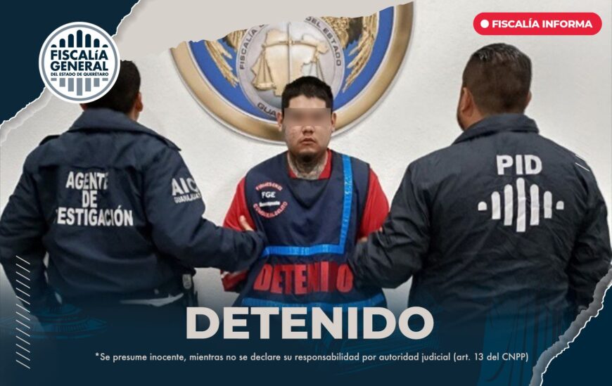 Lee más sobre el artículo “El Cholo”, tras las rejas por el homicidio de un hombre en el municipio de Ezequiel Montes, el pasado 7 de abril