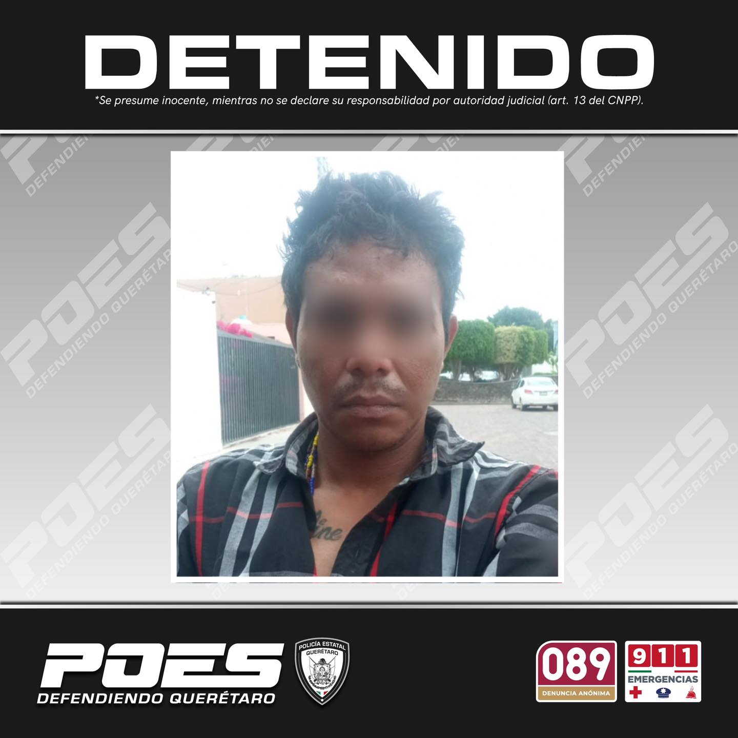 Lee más sobre el artículo Detenido por el delito de robo con violencia en vía pública