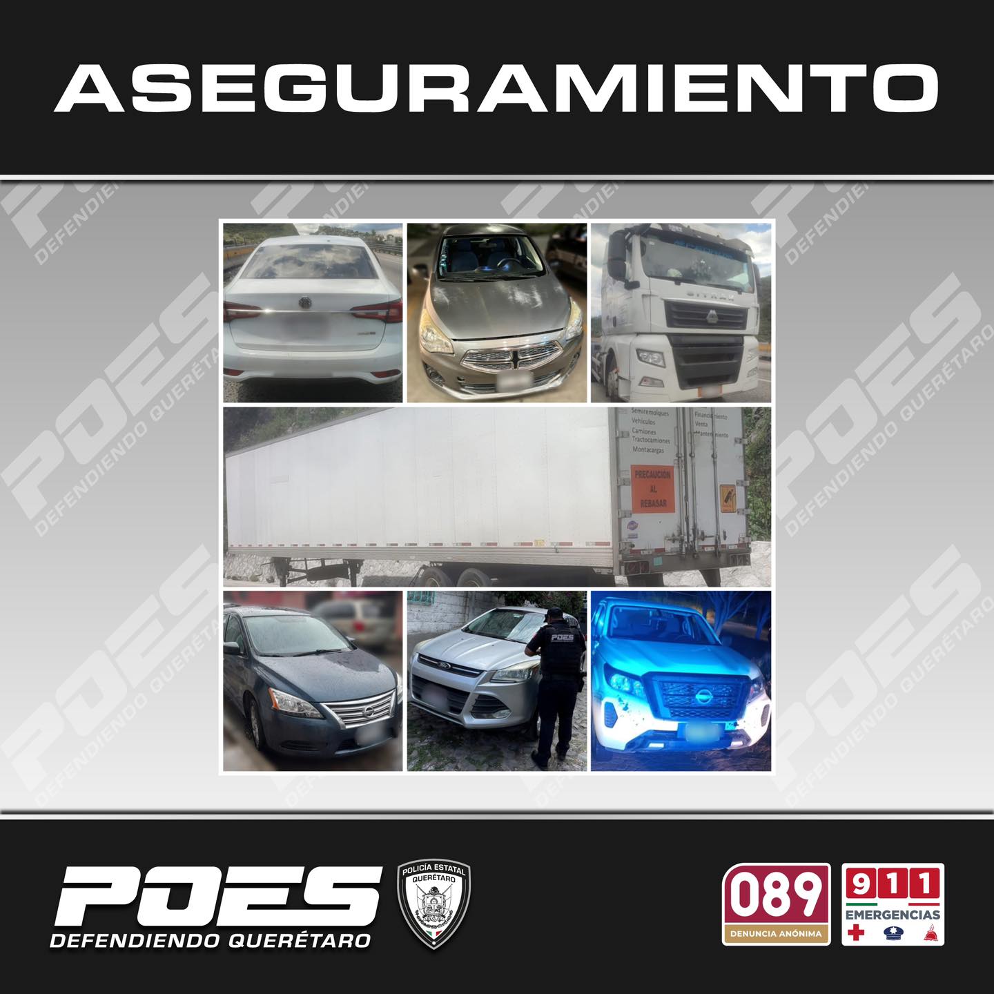 Lee más sobre el artículo Recuperan siete unidades vehiculares que tenían reporte de robo vigente