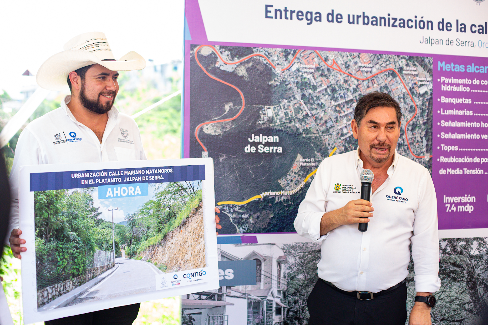 Lee más sobre el artículo Entrega estado obras de urbanización en Jalpan