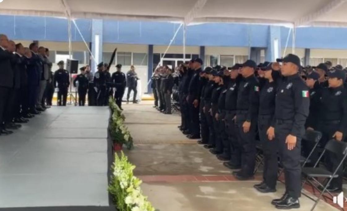 Lee más sobre el artículo Toman protesta a 34 nuevos elementos que se integran a labores de seguridad en 11 municipios y filas de POES