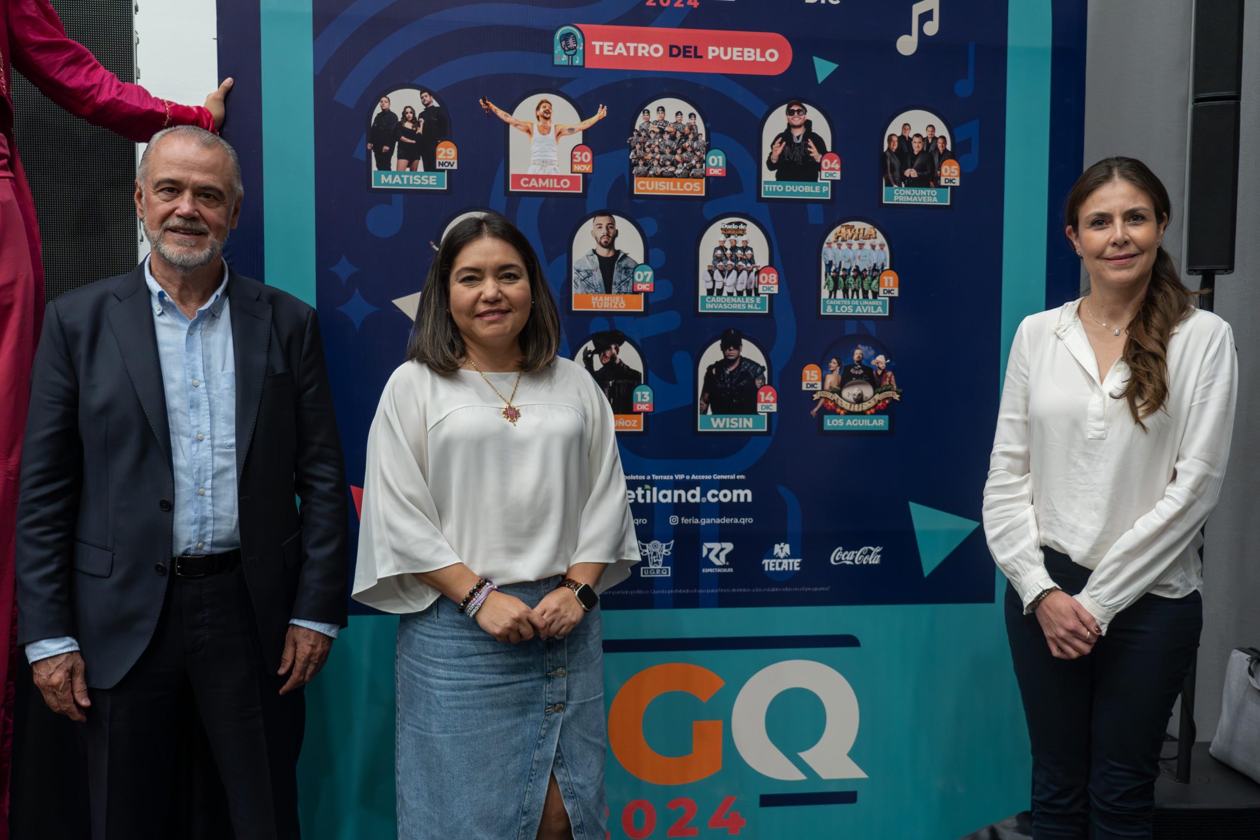 Lee más sobre el artículo Claudia Martínez acudió al anuncio de la Feria de Querétaro 2024