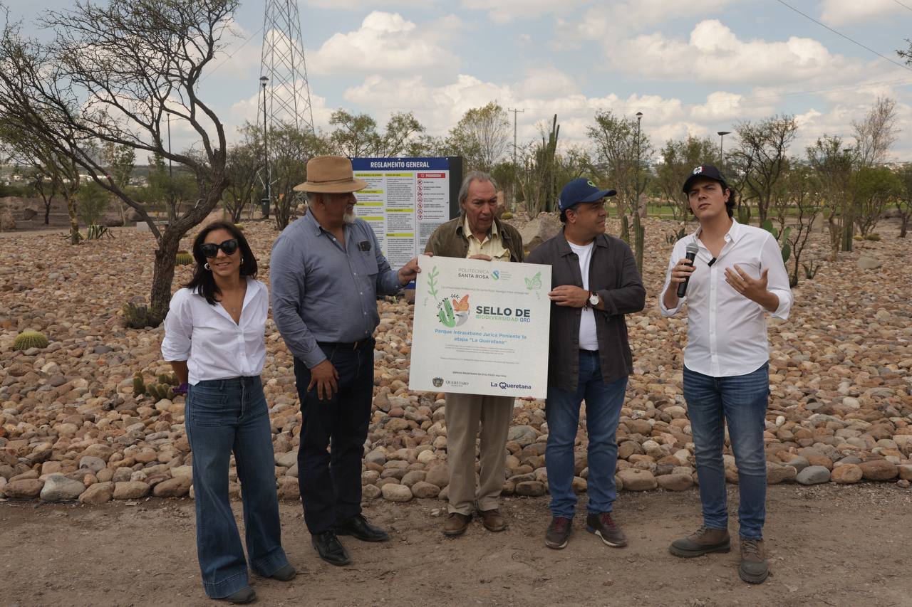 Lee más sobre el artículo Recibió el parque La Queretana, el Sello de Biodiversidad por la conservación de flora y la fauna