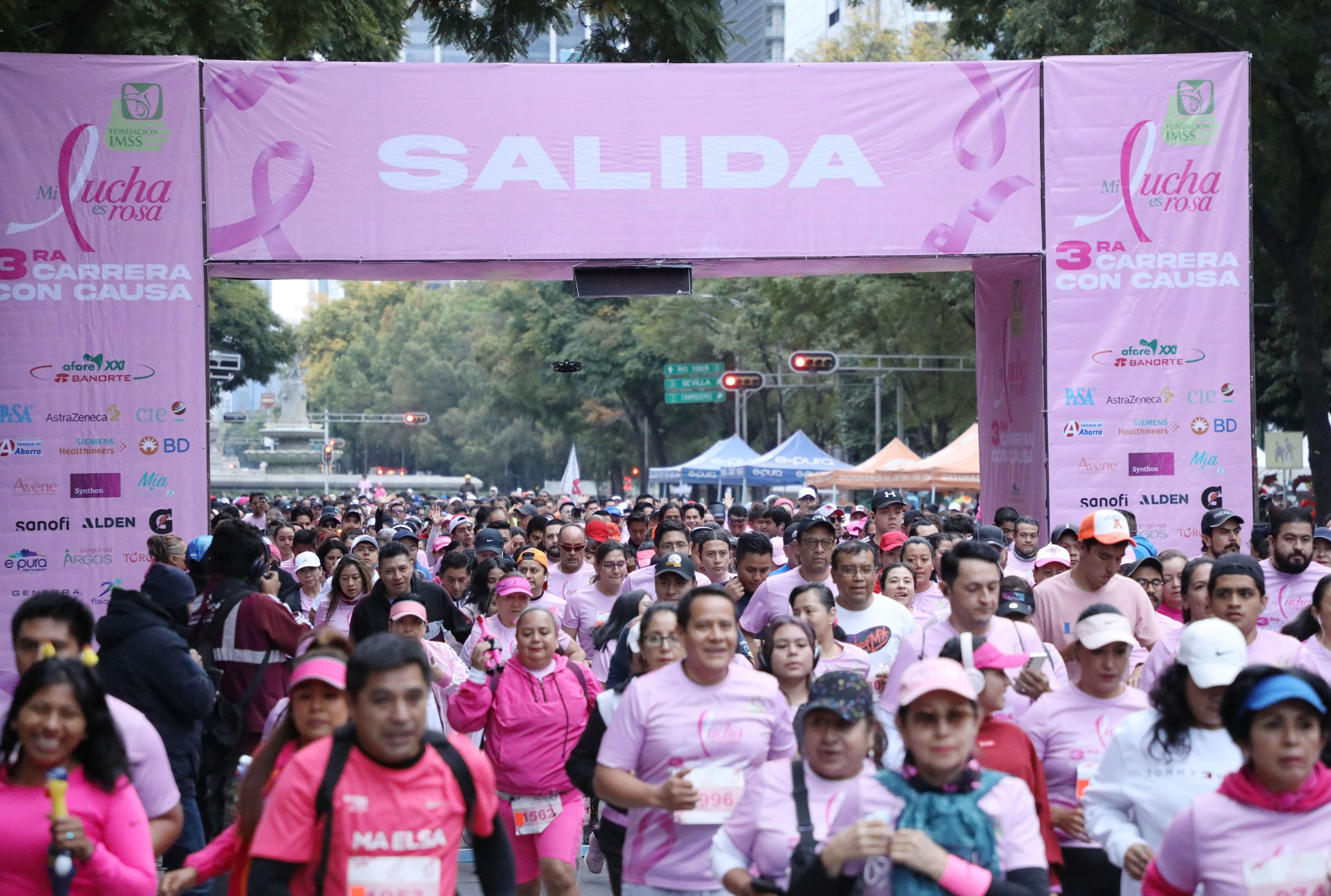 Lee más sobre el artículo Más de 4 mil corredoras y corredores participan en la 3ra Carrera con Causa “Mi Lucha es Rosa” del IMSS