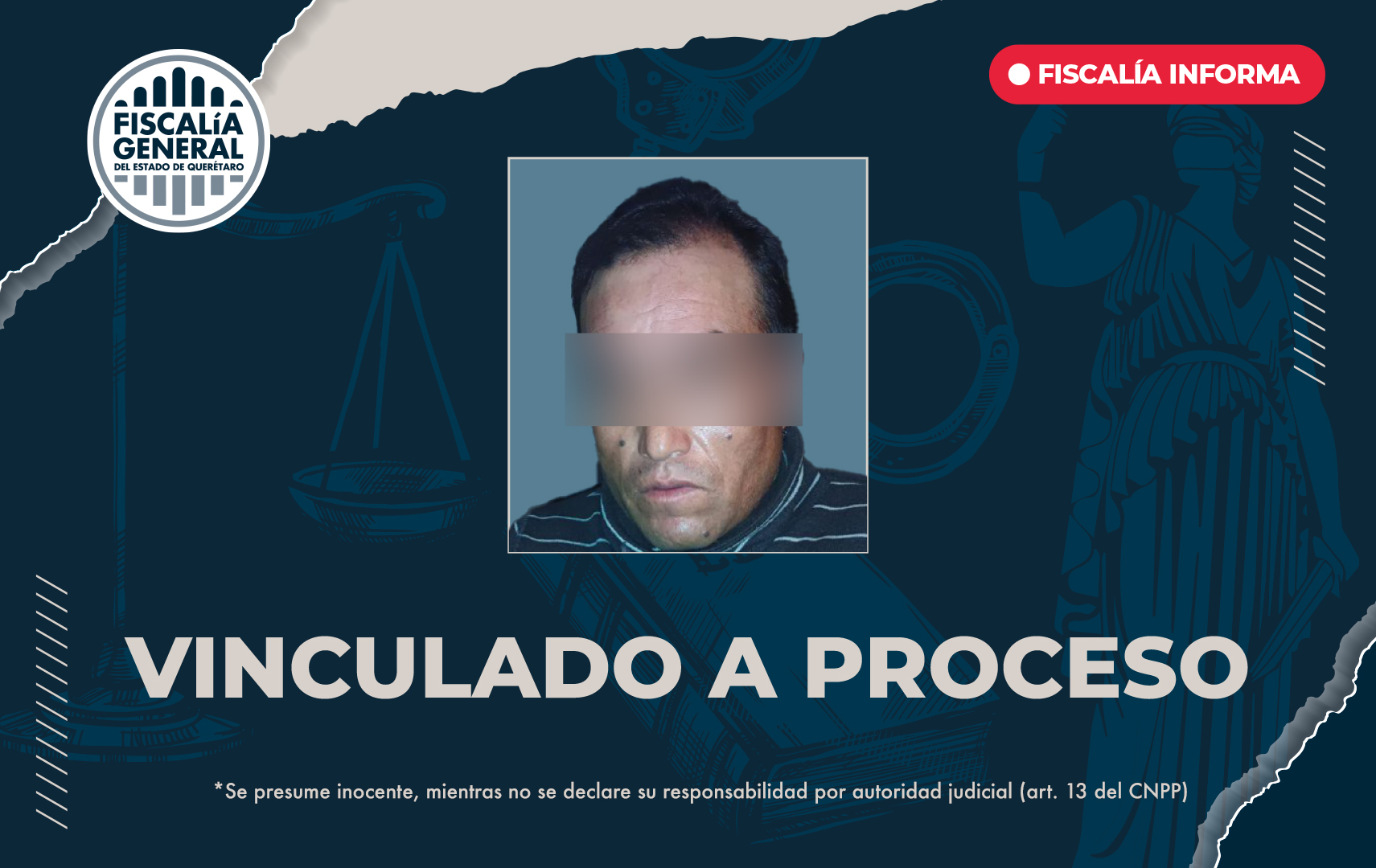 Lee más sobre el artículo Vinculado a proceso por homicidio presunto responsable de dar muerte a hombre el pasado 14 de octubre en Colinas de Menchaca