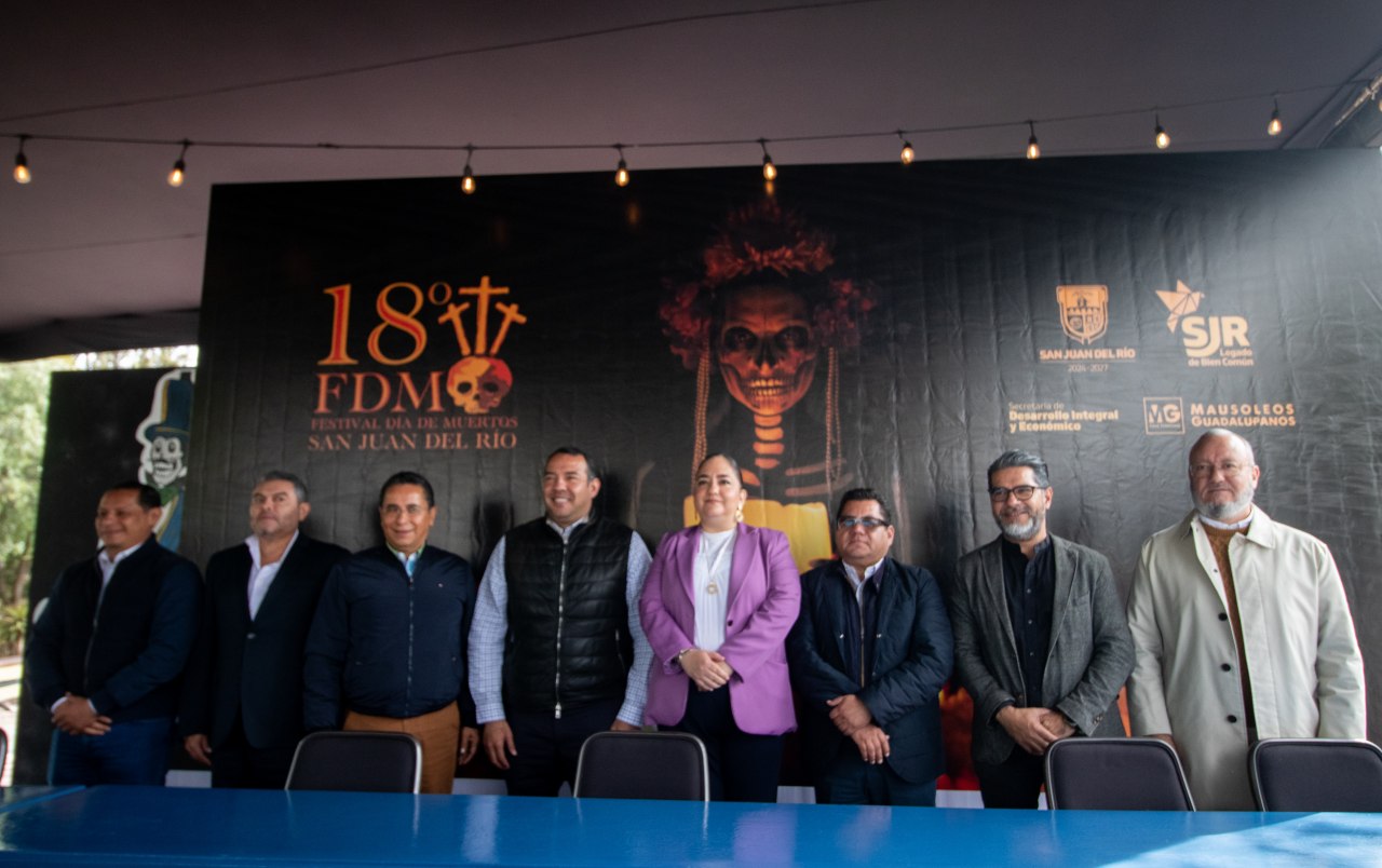 Lee más sobre el artículo Presentan programa de Festival de Día de Muertos San Juan del Río 2024