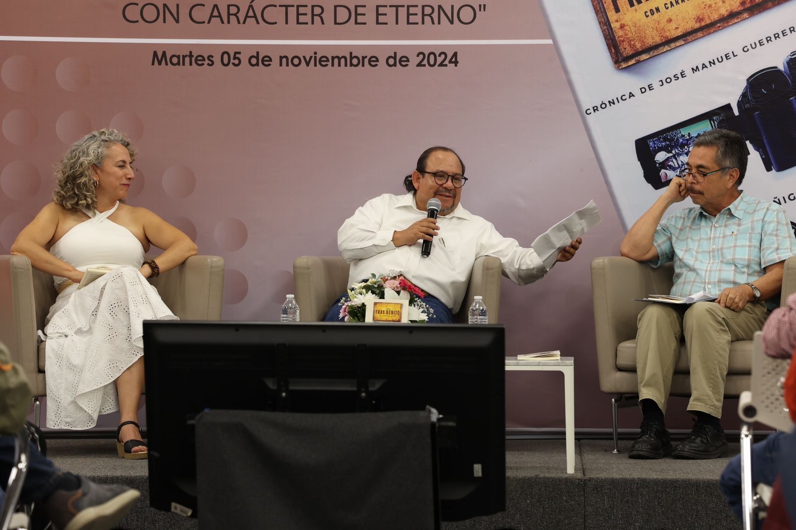 Lee más sobre el artículo  Se llevó a cabo la presentación del libro “Fray Benito con carácter de eterno”, de la autoría del presbítero José Manuel Guerrero Noyola