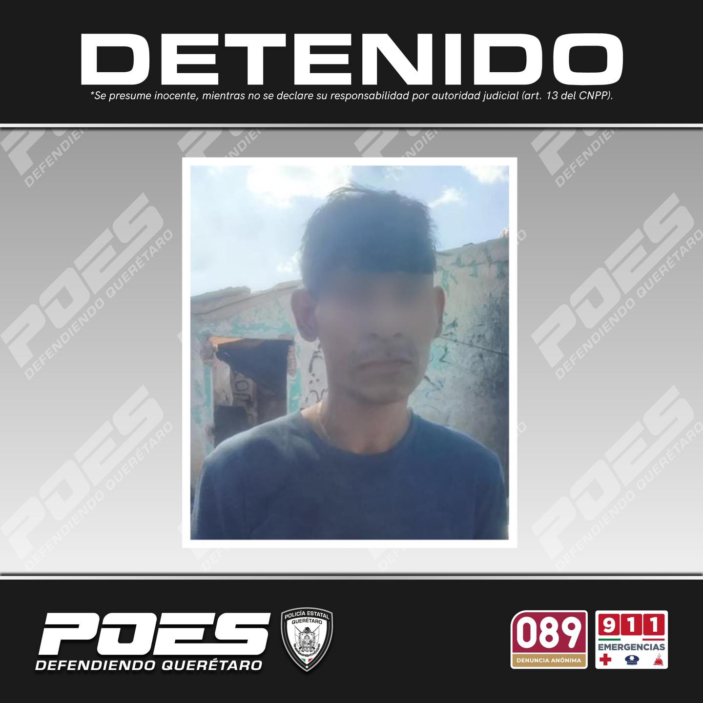 Lee más sobre el artículo Caminaba armado y de manera sospechosa por calles de Hacienda Santa Rosa; fue detenido y presentado ante la autoridad competente