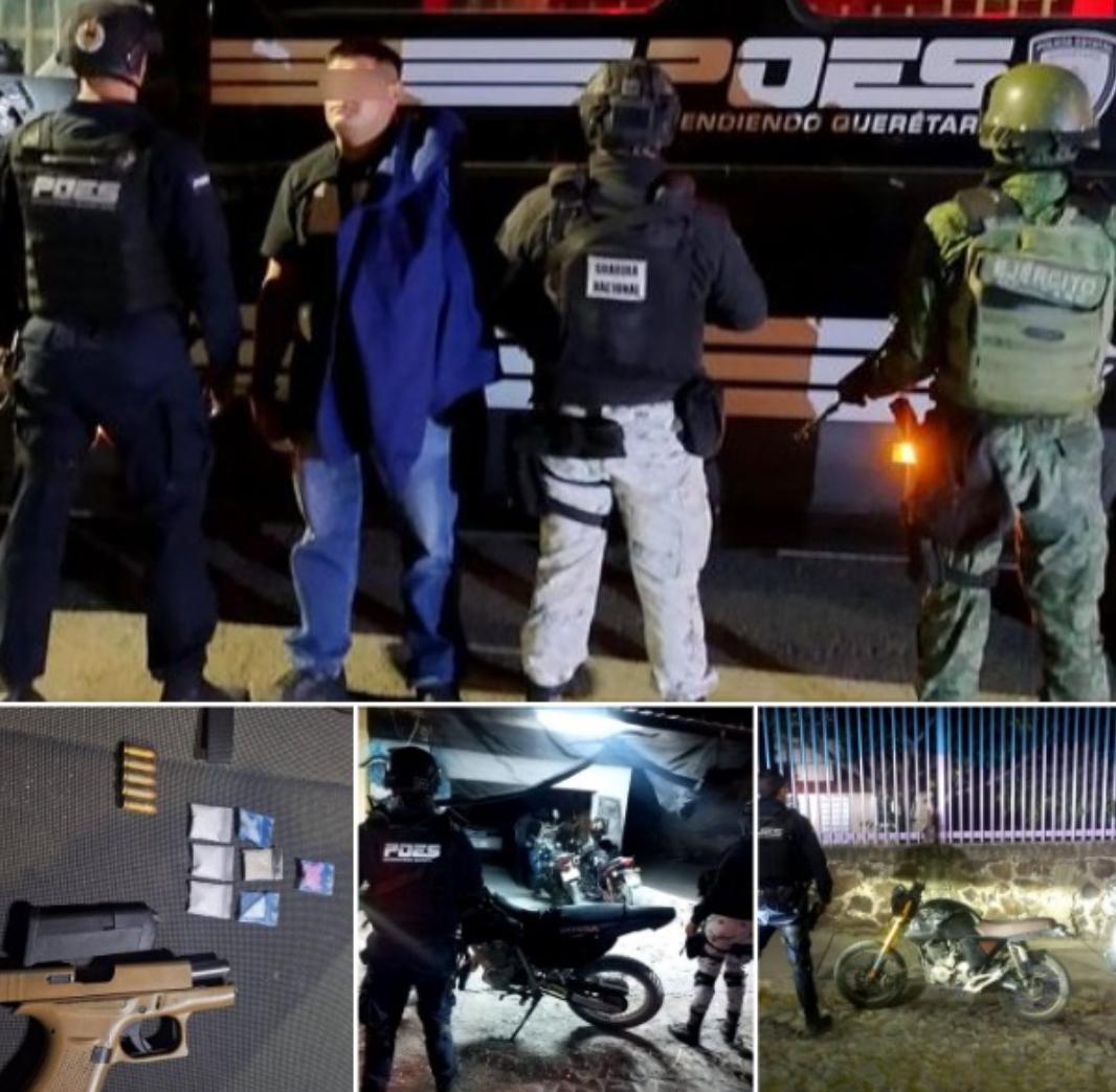 Lee más sobre el artículo Lo detienen portando una arma de fuego y con droga en Loma Bonita