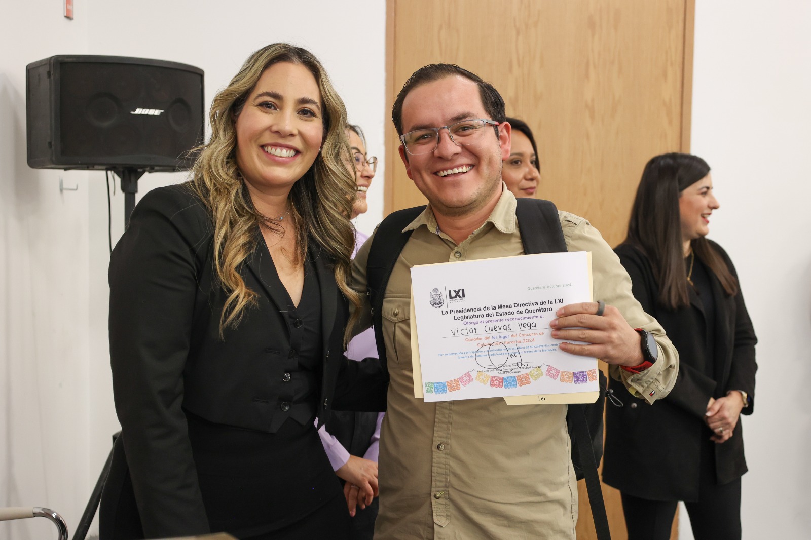 Lee más sobre el artículo Comunicación Social Legislatura del Estado <comunicacionlegislatura@gmPresidenta de la Mesa Directiva, Andrea Tovar Saavedra, encabezó premiación del concurso de Calaveritas Literarias con trabajadores del Poder Legislativo