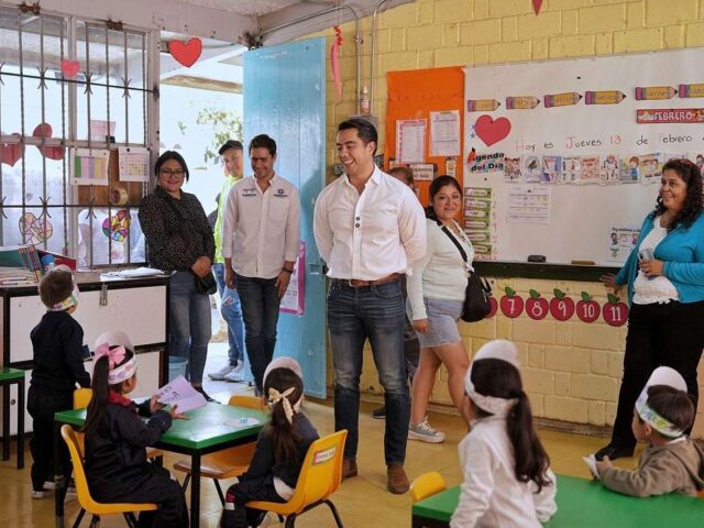 Anuncian mejoras para Jardín de Niños en la delegación Centro Histórico de Querétaro