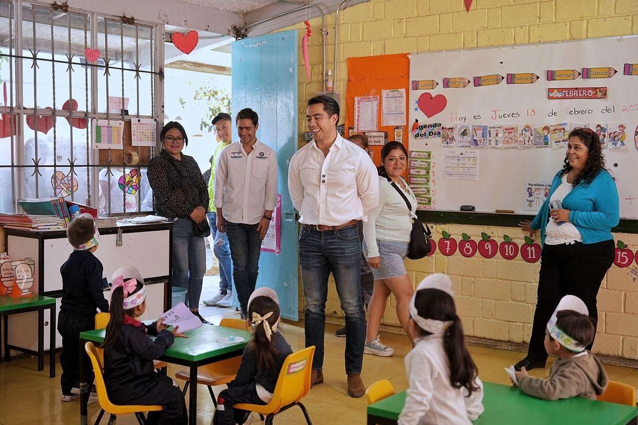 Lee más sobre el artículo Anuncian mejoras para Jardín de Niños en la delegación Centro Histórico de Querétaro