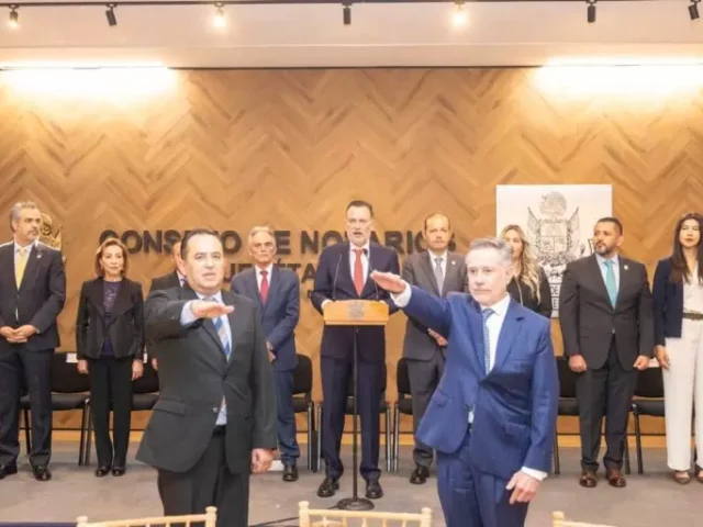 Reconoce Kuri profesionalismo y actualización de notarios queretanos