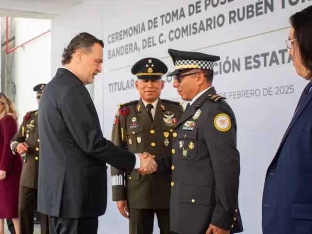 Asiste Kuri a toma de protesta de Rubén Torres como coordinador de la Guardia Nacional