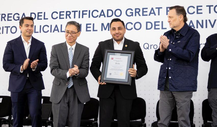 Lee más sobre el artículo Seguridad Ciudadana de Querétaro, primera en el país certificada como Great Place to Work