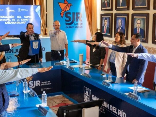 Instala Roberto Cabrera Comité Municipal de Salud de San Juan del Río