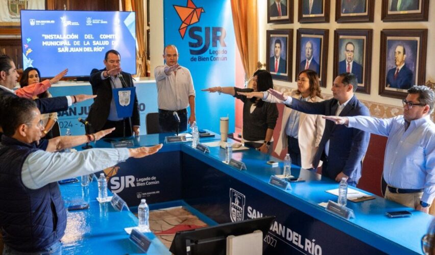 Lee más sobre el artículo Instala Roberto Cabrera Comité Municipal de Salud de San Juan del Río