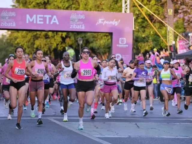 Más de 5 mil participantes se unieron a Carrera Mujer Querétaro Medio Maratón Zibatá