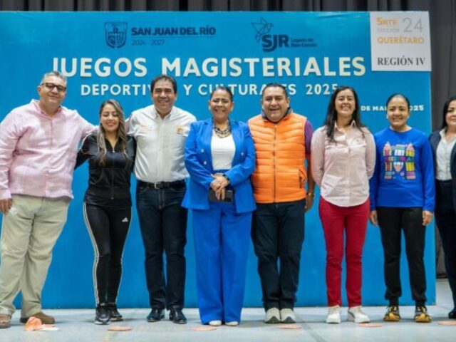 Inauguran Juegos Magisteriales Deportivos y Culturales 2025 en San Juan del Río