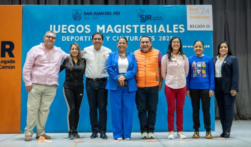 Lee más sobre el artículo Inauguran Juegos Magisteriales Deportivos y Culturales 2025 en San Juan del Río