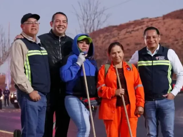 Supervisa Roberto Cabrera trabajos del personal de Servicios Públicos de San Juan del Río
