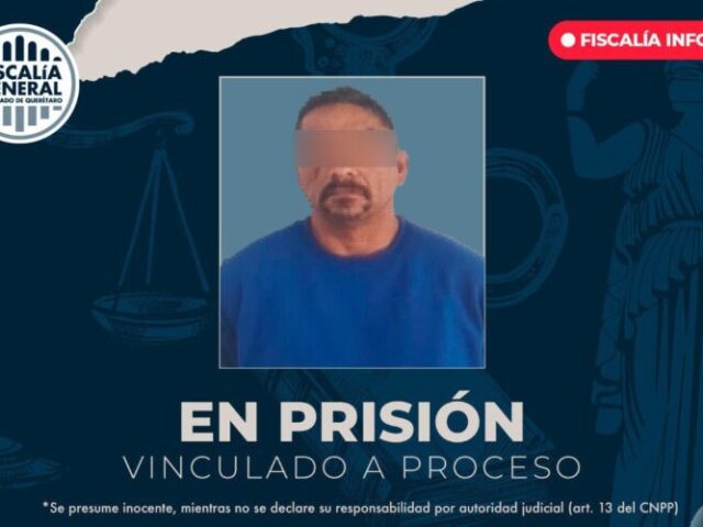 Sujeto fue vinculado a proceso por lesiones con arma blanca en El Marqués