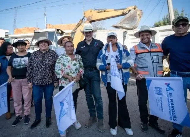 Destinan 50 millones de pesos en obras para 7 comunidades de El Marqués