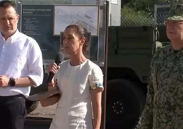 Sheinbaum y Kuri dan arranque a obras del tren México-Querétaro