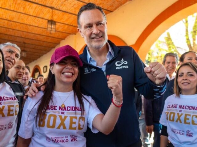 Kuri acude a Clase Nacional Boxeando por la Paz en Tequisquiapan