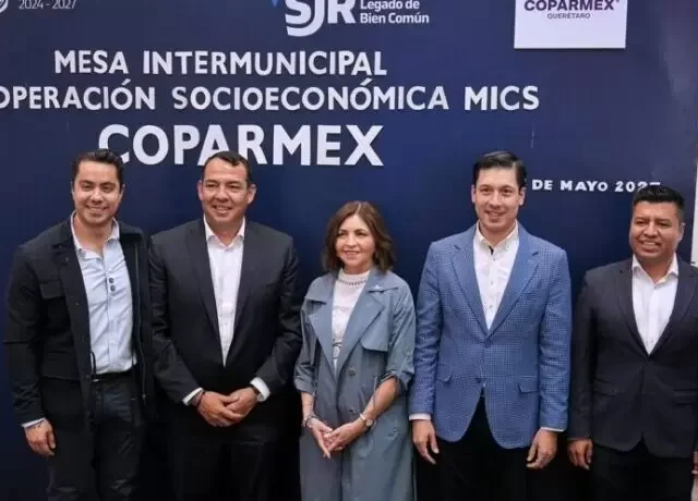 Participan alcaldes queretanos en Mesa de Cooperación Socioeconómica de Coparmex
