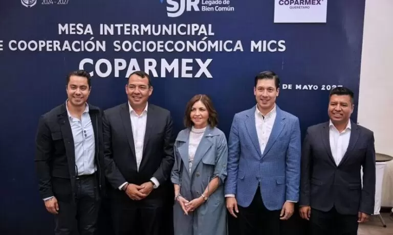 Lee más sobre el artículo Participan alcaldes queretanos en Mesa de Cooperación Socioeconómica de Coparmex