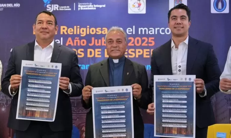 Lee más sobre el artículo Presentan Ruta Religiosa “Peregrinos de la Esperanza” en San Juan del Río