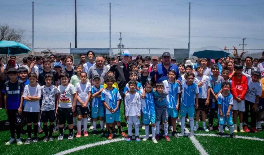 Lee más sobre el artículo Entrega Monsalvo cancha de futbol 7 rehabilitada en Los Héroes