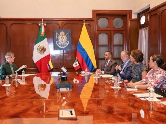 Fortalecen autoridades estatales lazos con Colombia