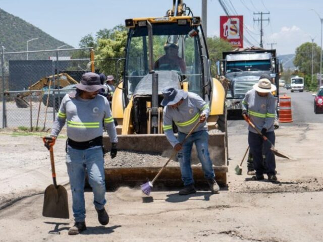 Ha aplicado San Juan del Río más de 14 mil metros cúbicos de material en labores de bacheo