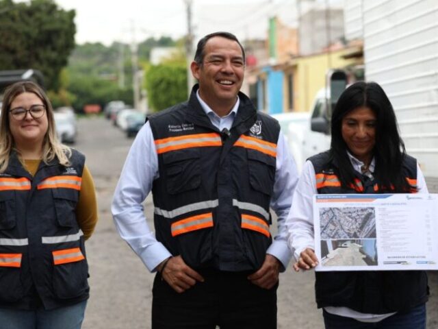 Anuncia Roberto Cabrera mejora de calles en colonia Quintas de Guadalupe