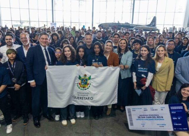 Inaugura gobernador Kuri Academia Espacial de Querétaro