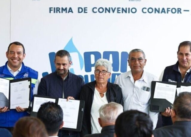 Firman JAPAM y Conafor convenio en favor del medio ambiente y el agua