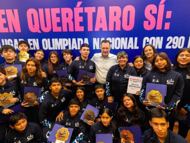 Kuri celebra histórico quinto lugar de Querétaro en Olimpiada Nacional 2025