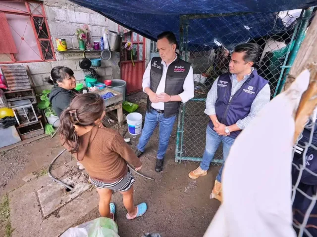 Recorren Kuri y Felifer zonas afectadas por lluvias