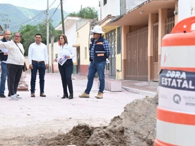 Supervisa CEI obra en cabecera municipal de Peñamiller