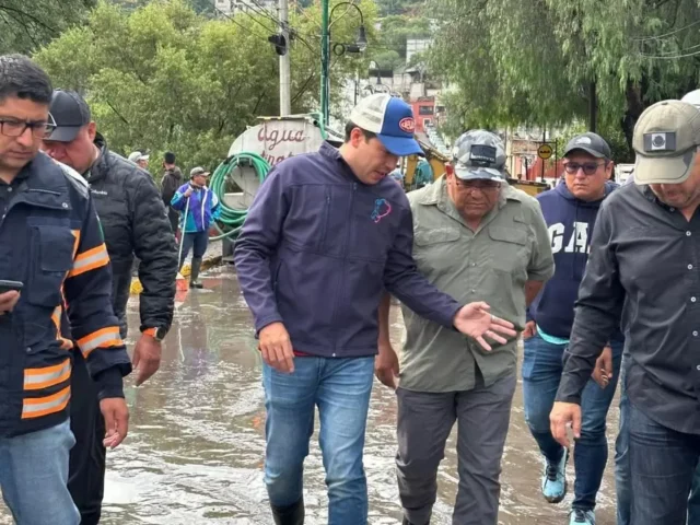 Supervisa Rodrigo Monsalvo afectaciones tras intensas lluvias en El Marqués