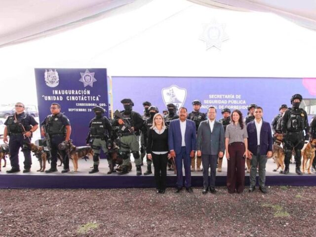 Chepe Guerrero inaugura unidad cinotáctica para binomios caninos de Corregidora