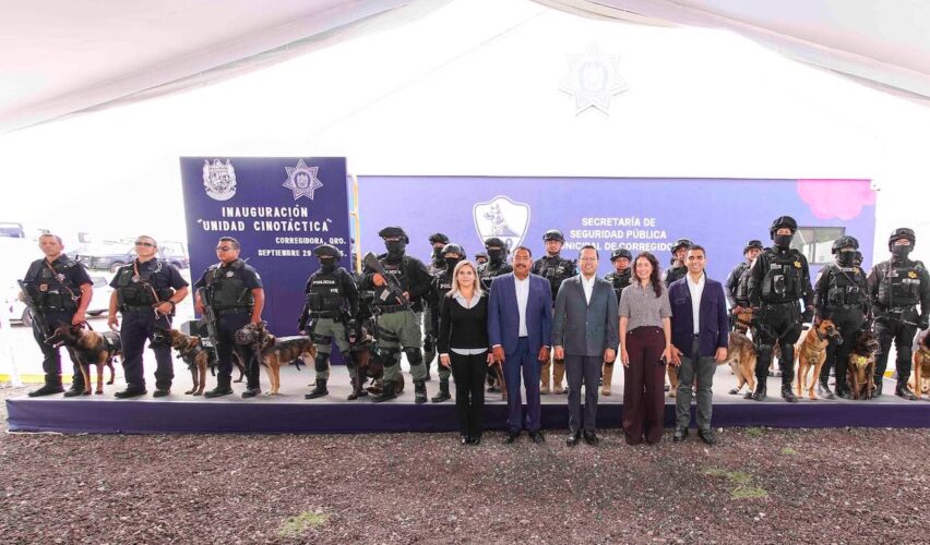 Lee más sobre el artículo Chepe Guerrero inaugura unidad cinotáctica para binomios caninos de Corregidora