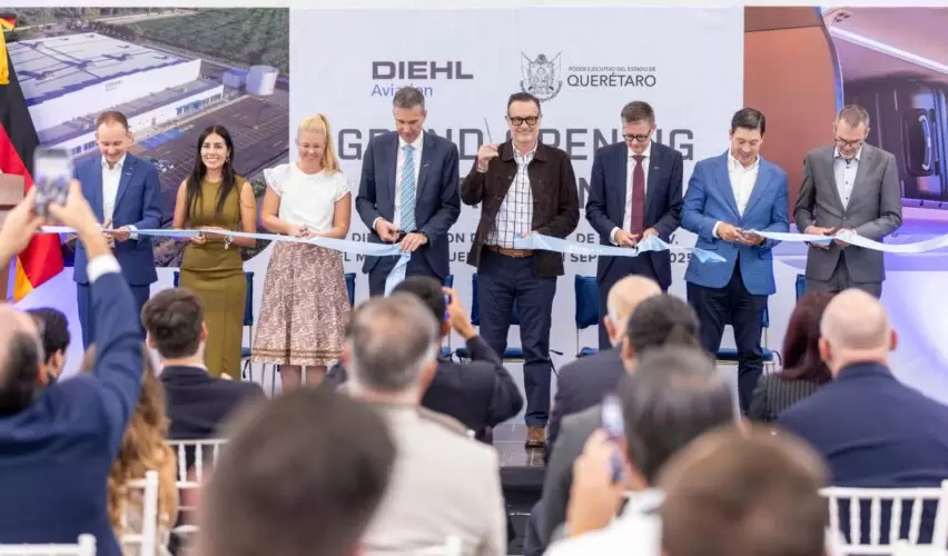 Lee más sobre el artículo Inaugura Mauricio Kuri planta Diehl Aviation en Querétaro
