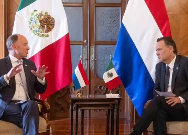 Se reunió Kuri con embajador de Países Bajos en México