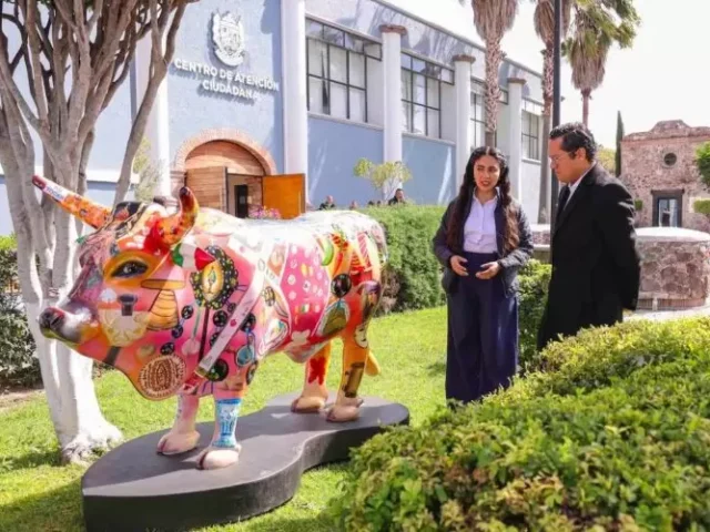 Exposición itinerante “Buey de Arte y Tradición” promueve cultura de Corregidora